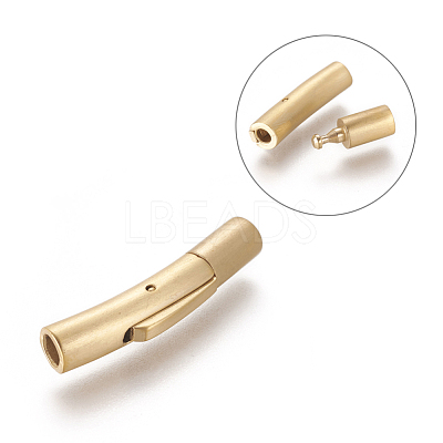 304 Stainless Steel Bayonet Clasps STAS-I013-3mm-MG-1