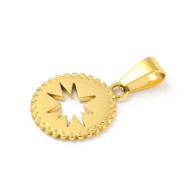 Ion Plating(IP) 304 Stainless Steel Pendants STAS-F307-18G-1