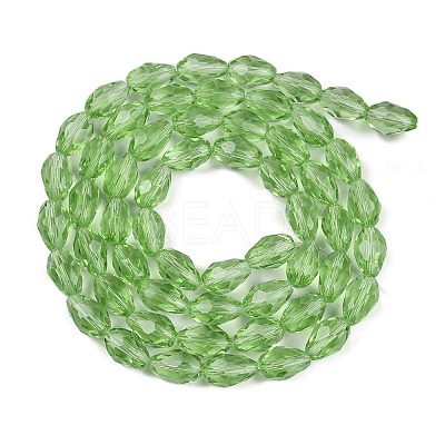 Transparent Glass Beads Strands EGLA-N013-T10mm-D13-1