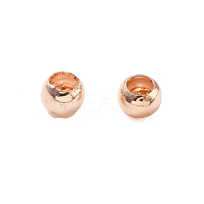 Brass Crimp Beads KK-S509-01RG-01-1
