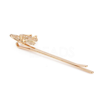 Brass Hair Bobby Pin Findings KK-S356-648-NF-1