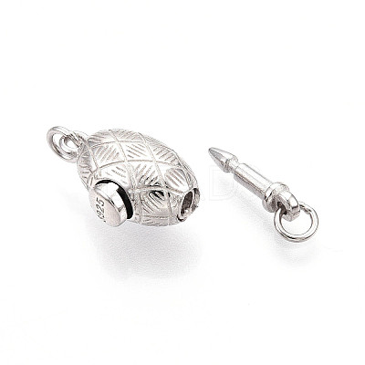 925 Sterling Silver Box Clasps STER-T007-135P-1