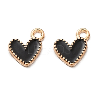Alloy Enamel Charms FIND-G055-20G-08-1