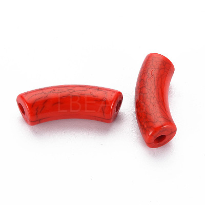 Opaque Crackle Acrylic Beads LS-X1-MACR-S372-001N-009-1