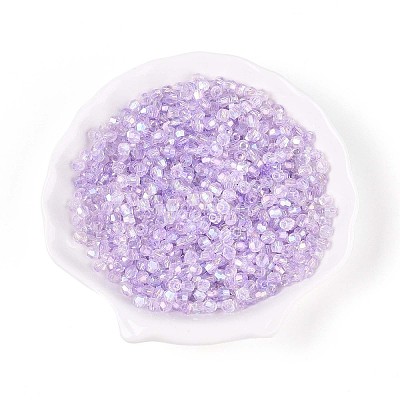 Transparent Spray Painted Glass Beads X1-EGLA-N018-4mm-02-1