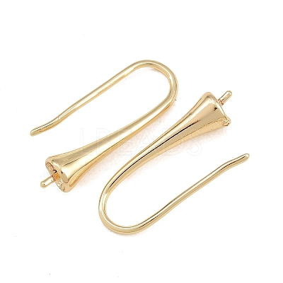 Rack Plating Brass Earring Hooks KK-CBAA482-01LG-1
