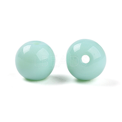 Opaque Solid Color Glass Beads GLAA-N007-8mm-A12-1