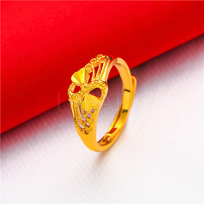 Alloy with Brass Finger Rings FS-WG26B4E-04-1