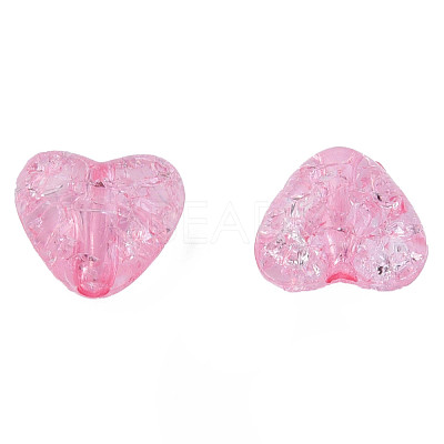 Transparent Crackle Acrylic Beads X-MACR-N006-14-A01-1