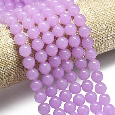 Natural Malaysia Jade Beads Strands G-L645-C01-10mm-08-1