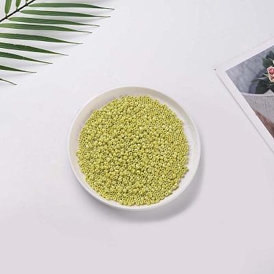 6/0 Opaque Colors Lustered Round Glass Seed Beads X-SEED-A012-4mm-122-1