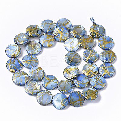 Drawbench Freshwater Shell Beads Strands X-SHEL-T014-012A-1