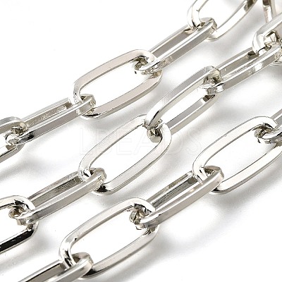 Aluminium Paperclip Chains CHA-F004-04P-1