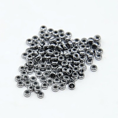 Electroplate Non-magnetic Synthetic Hematite Beads Strands G-J216D-08-1