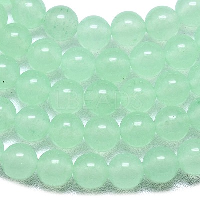 Natural Malaysia Jade Beads Strands G-L645-C01-6mm-12-1
