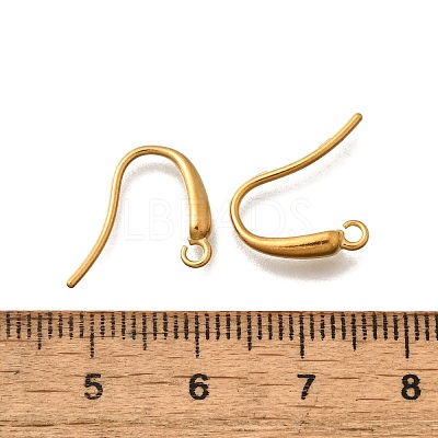 304 Stainless Steel Earring Hooks STAS-D310-01G-05-1