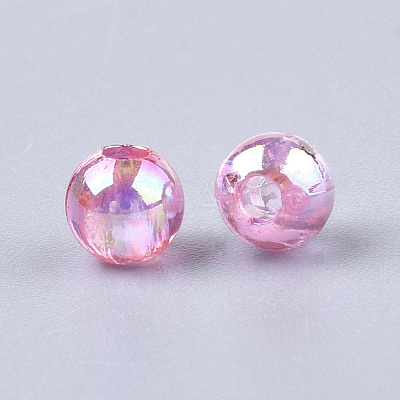 Transparent Plastic Beads OACR-S026-10mm-M-1