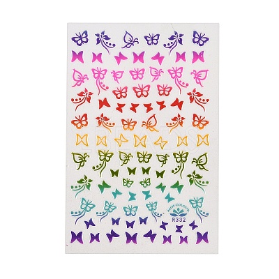 Laser Nail Art Stickers Decals MRMJ-T010-167B-1