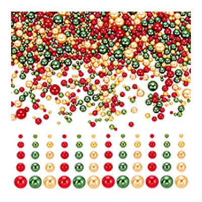 1860Pcs 15 Colors Imitation Pearl Acrylic Beads OACR-PH0004-70-1