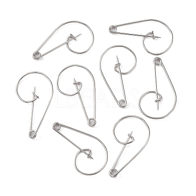 Iron Brooch Findings X-IFIN-K028-01P-1