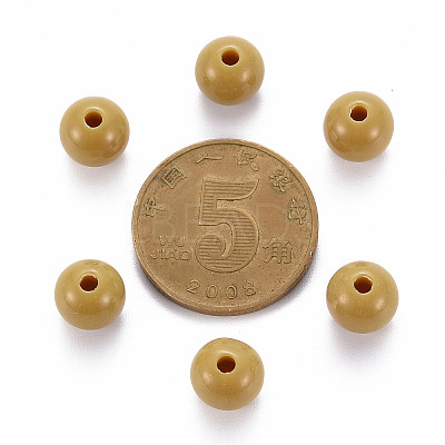 Opaque Acrylic Beads X-MACR-S370-C8mm-29-1
