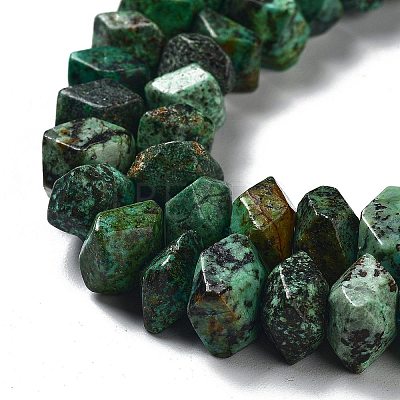 Natural African Turquoise(Jasper) Beads Strands G-D091-A18-1