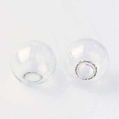 Round Mechanized One Hole Blown Glass Globe Ball Bottles BLOW-R001-18mm-1