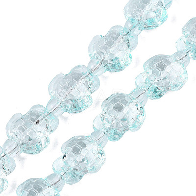 Transparent Glass Beads Strands DGLA-N021-02A-02-1