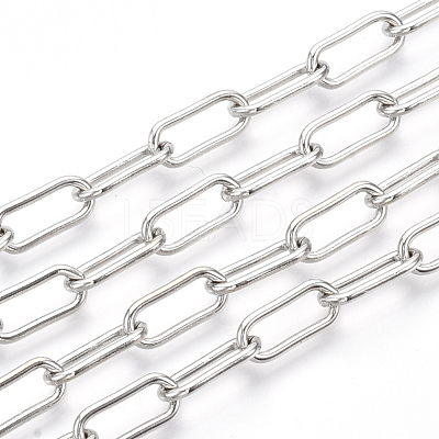 Unwelded Iron Paperclip Chains CH-S125-09B-P-1
