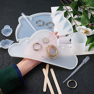DIY Silicone Hangtag Molds Kits DIY-TA0008-41-1