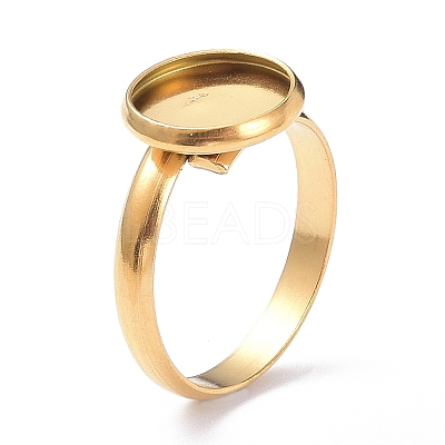 Ion Plating(IP) 304 Stainless Steel Finger Rings Components X-STAS-P291-02A-G-1