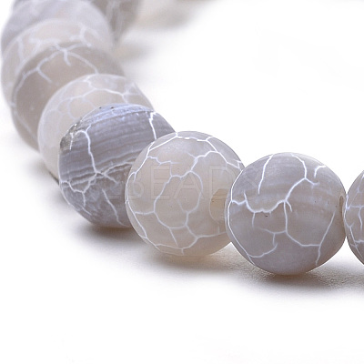 Natural Weathered Agate Beads Strands G-S259-05E-8mm-1