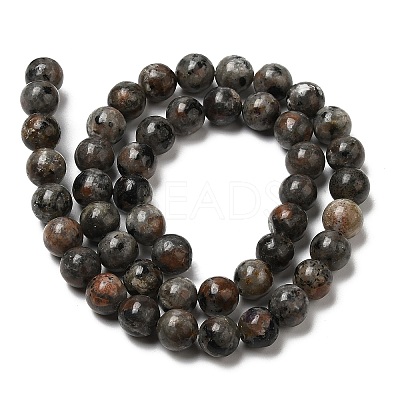 Natural Fluorescent Syenite Rock(Glow under UV Light) Beads Strands X-G-K340-A05-03-1