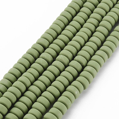 Handmade Polymer Clay Beads Strands CLAY-N008-008-202-1