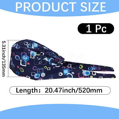 1Pc Cotton Dustproof Hats AJEW-CY0002-35B-1