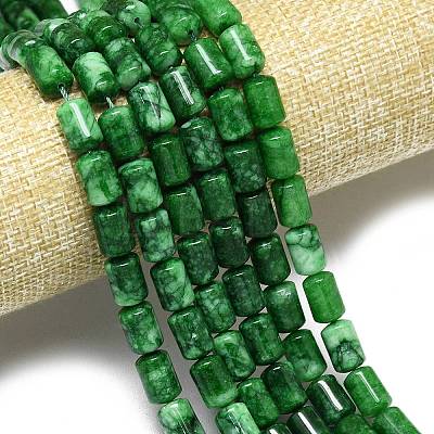 Natural Malaysia Jade Beads Strands G-B165-E02-8x12mm-1
