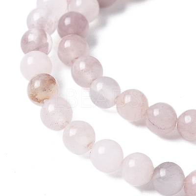 Natural Violet Strawberry Quartz Beads Strands X-G-P530-B02-01-1