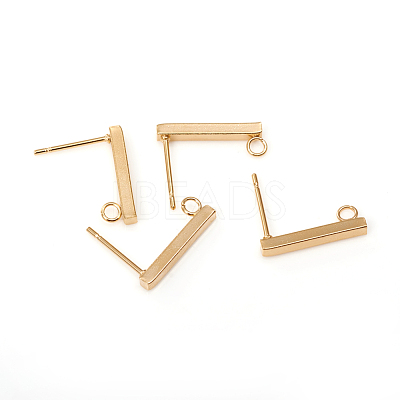 304 Stainless Steel Stud Earring Findings STAS-G224-21G-02-1