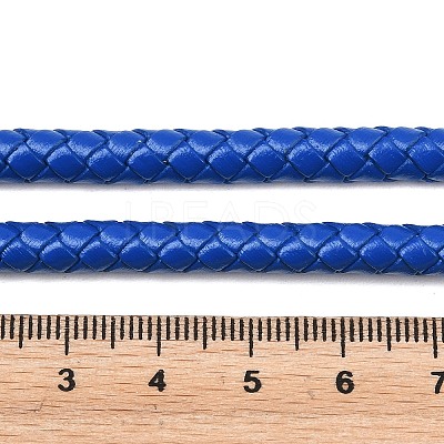 Braided Leather Cord with Core WL-F009-6mm-06-1