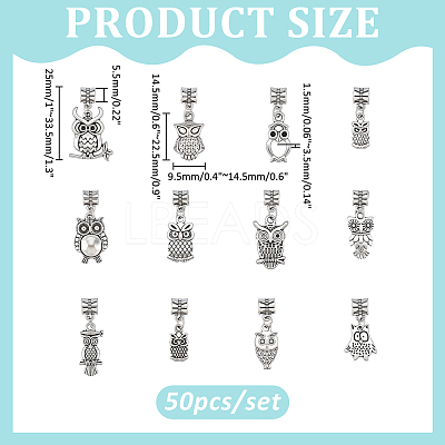 Alloy European Dangle Charms FIND-WH0199-493AS-1