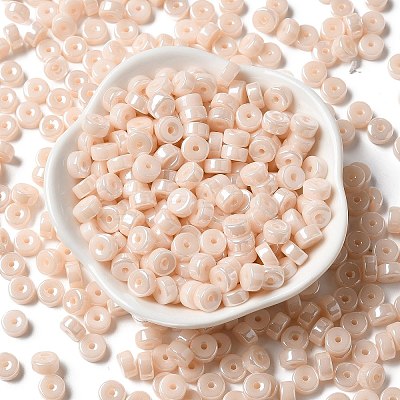 Opaque Colours Luster Glass Seed Beads SEED-E001-P3x6mm-A07-1
