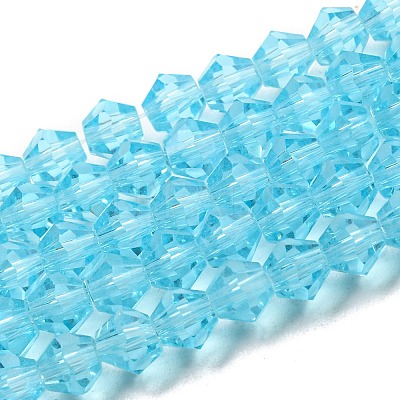 Transparent Glass Beads Strands EGLA-A039-T3mm-D20-1