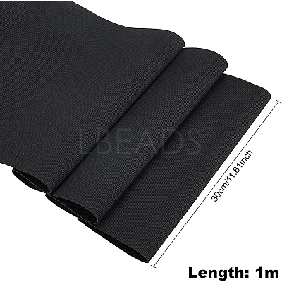 Latex Ultra Wide Flat Elastic Rubber Band EC-BC0001-32B-1