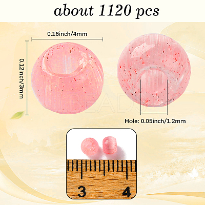 1200Pcs Imitation Cat Eye Glass Seed Beads GLAA-PA0001-08A-1