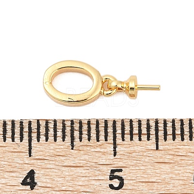 Brass Tube Bails KK-P302-19G-1