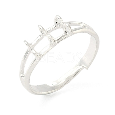 Adjustable Brass Finger Ring Trays for Hanging Pendant KK-K414-03C-S-1