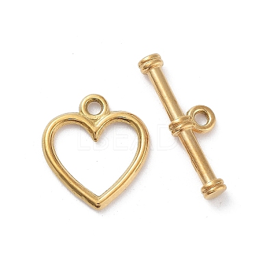 Ion Plating(IP) 304 Stainless Steel Toggle Clasps X-STAS-A092-08B-G-1