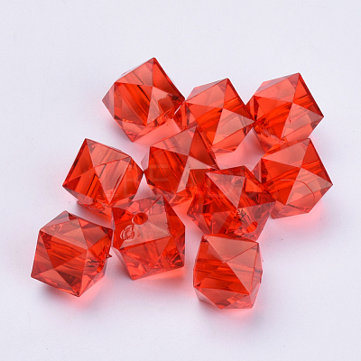 Transparent Acrylic Beads TACR-Q259-10mm-V12-1