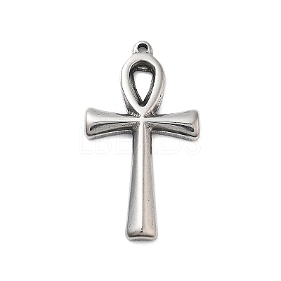 304 Stainless Steel Pendants STAS-Z091-08AS-03-1