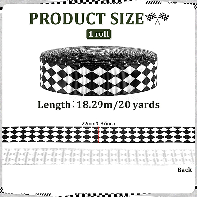 20Yards Polyester Ribbon OCOR-PH0006-72C-1